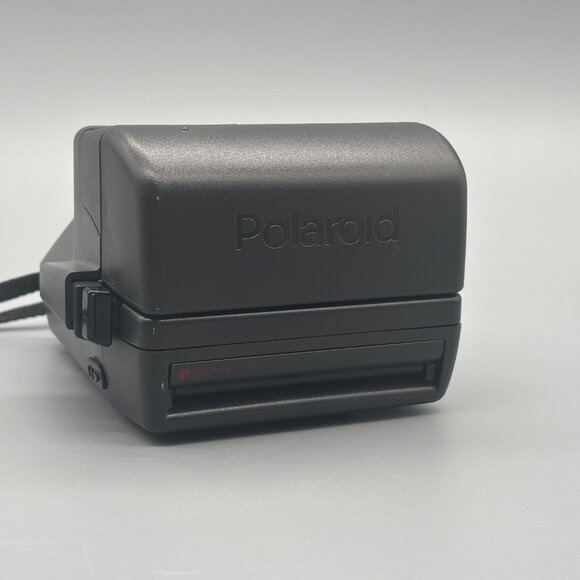Vintage Polaroid OneStep Instant Camera Classic Black 600 Film Camera Retro - Picture 10 of 11